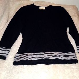 Silver Linings Low Key Zebra Sweater